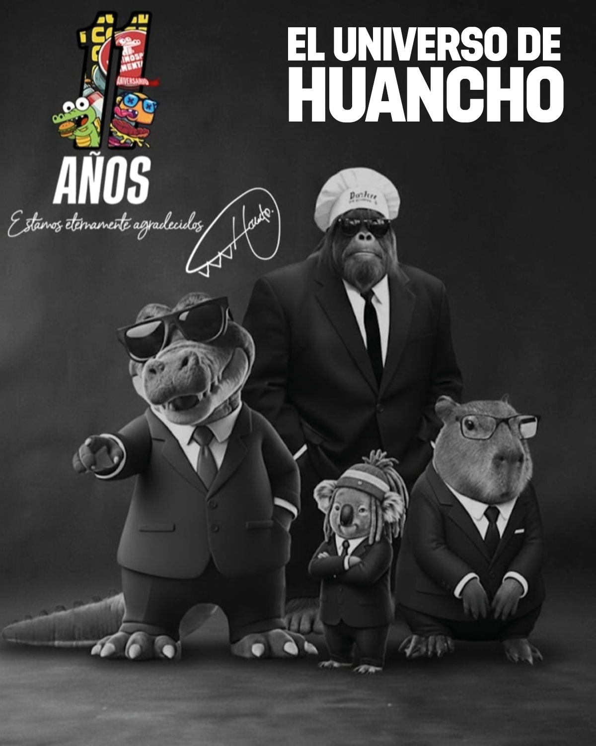El universo de Huancho. 15 años Busher Cocdril’s.